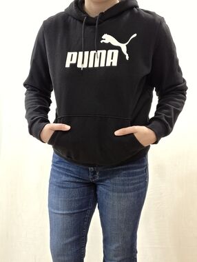 Puma Classic Black Hoodie Large| Outerwear Cool Streetwear